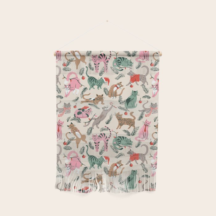 Silly Christmas Cats Wall Hanging Gallery Image 1