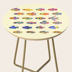 Killifish! - yellow Side Table Gallery Image 2