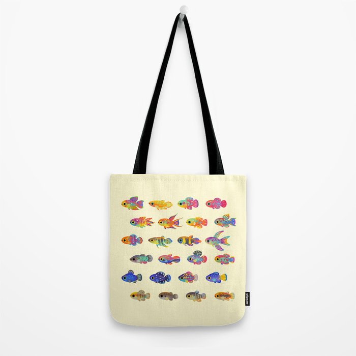 Killifish! - yellow Tote Bag Gallery Image 2