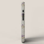 William Morris Kelmscott Trellis Linen Aubergine iPhone Case Gallery Image 2