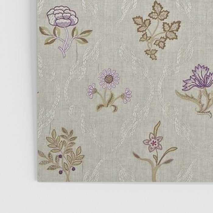 William Morris Kelmscott Trellis Linen Aubergine Poster Gallery Image 3