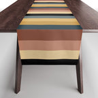 Mixed Stripes Pattern XXIV Bold Retro Table Runner Gallery Image 1