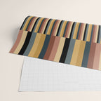 Mixed Stripes Pattern XXIV Bold Retro Wrapping Paper Gallery Image 2