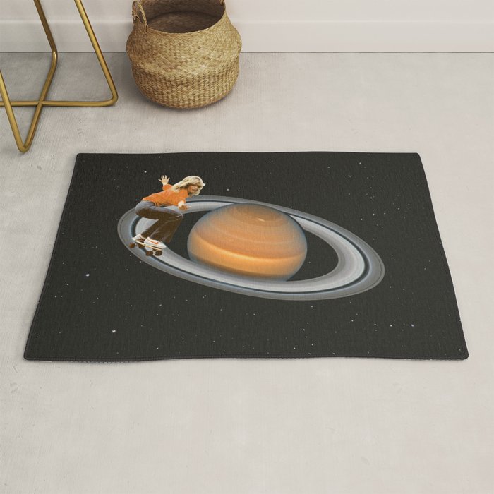 Saturn Skating - Skateboard Rug Gallery Image 1