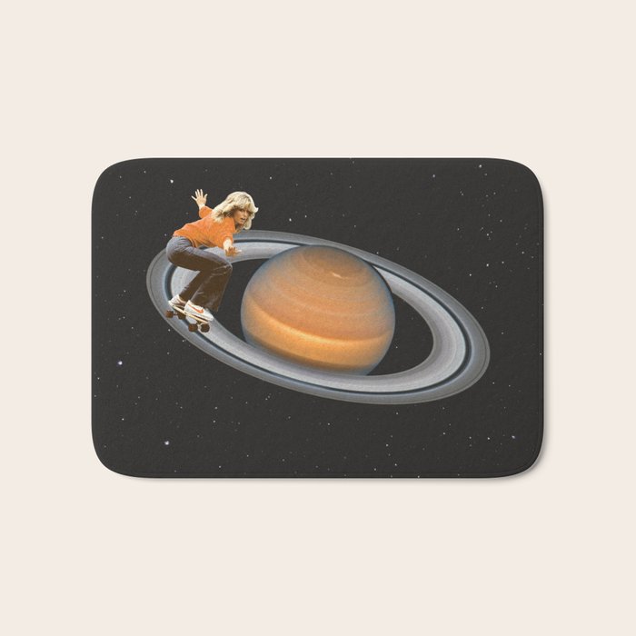 Saturn Skating - Skateboard Bath Mat Gallery Image 1