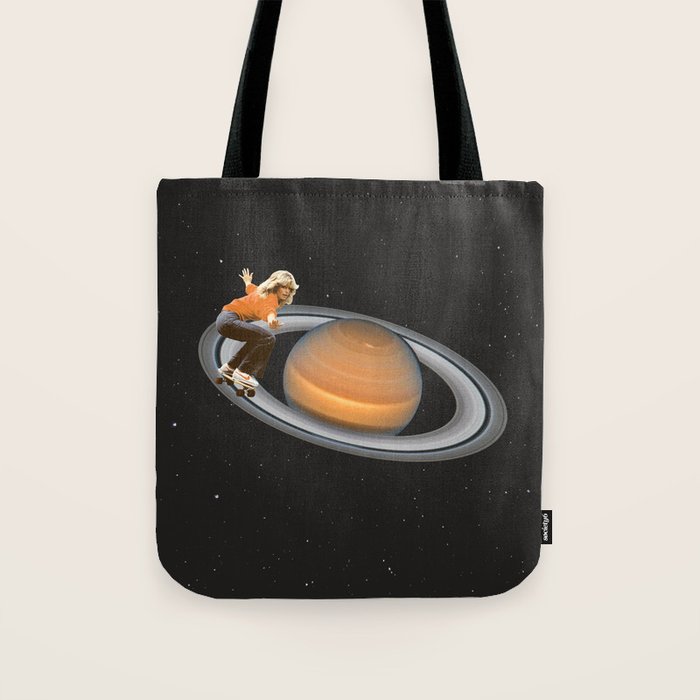 Saturn Skating - Skateboard Tote Bag Gallery Image 1