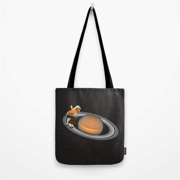 Saturn Skating - Skateboard Tote Bag Gallery Image 2