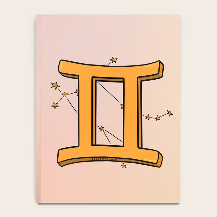 Gemini Symbol Notebook Gallery Image 4