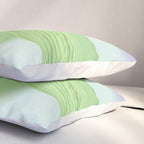 Spring Bud Lavender: Abstract Brush Strokes on Gradient Color - 002 Pillow Sham Gallery Image 3