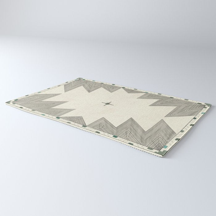 Southwestern Trippy Tile Rug Gallery Image 3