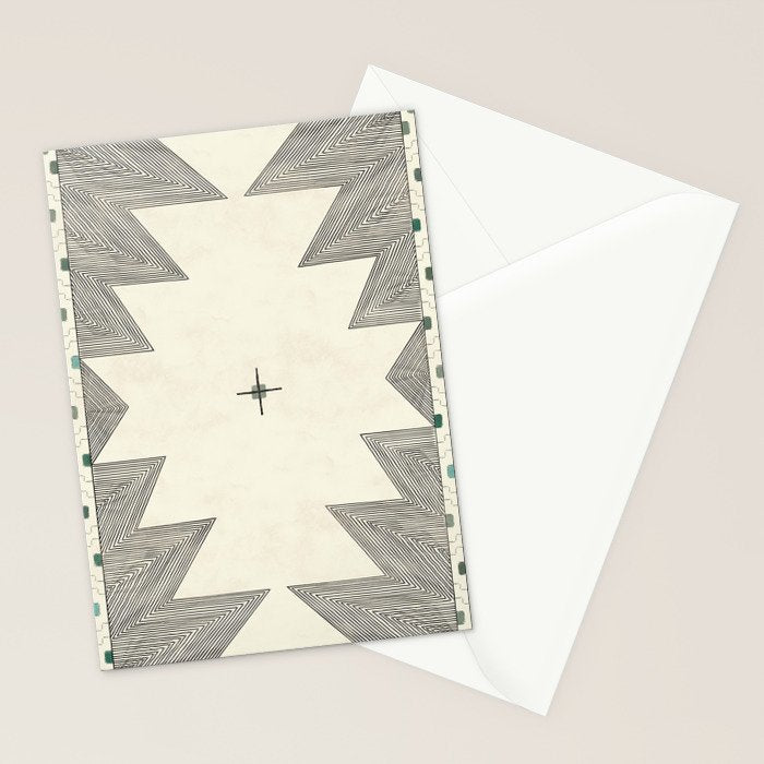 Southwestern Trippy Tile Stationery Card Gallery Image 2