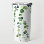 Eucalyptus Watercolor 4 Travel Mug Gallery Image 2