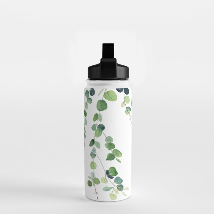 Eucalyptus Watercolor 4 Water Bottle Gallery Image 2