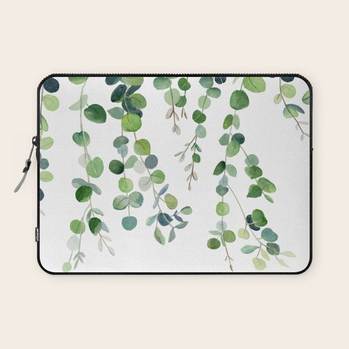 Eucalyptus Watercolor 4 Laptop Sleeve Gallery Image 1