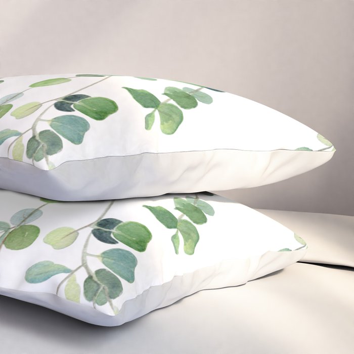 Eucalyptus Watercolor 4 Pillow Sham Gallery Image 3