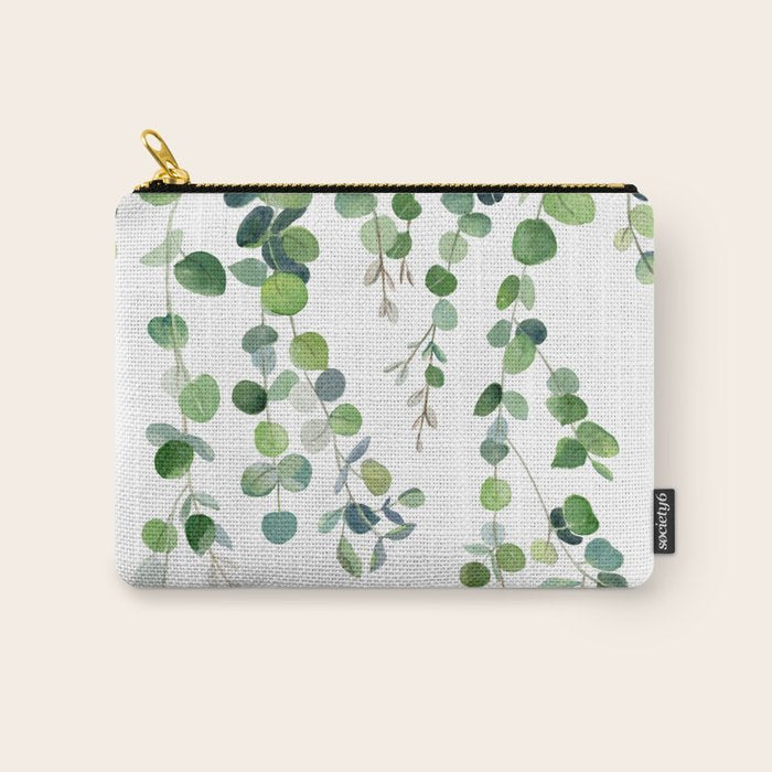 Eucalyptus Watercolor 4 Carry All Pouch Gallery Image 1
