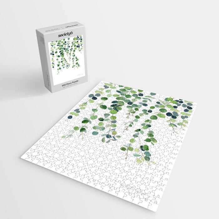 Eucalyptus Watercolor 4 Jigsaw Puzzle Gallery Image 2