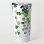 Eucalyptus Watercolor 4 Travel Mug Gallery Image 3