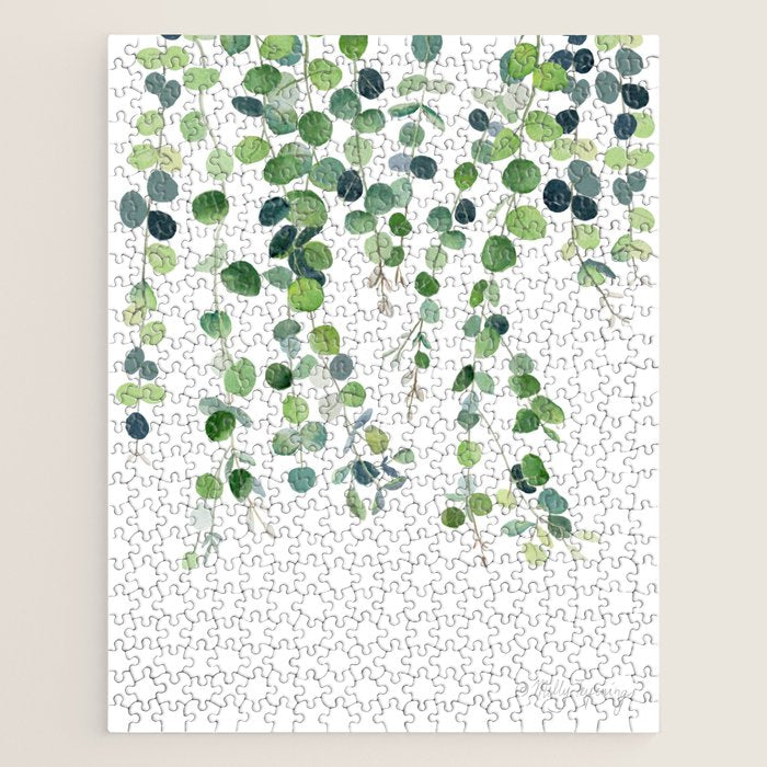 Eucalyptus Watercolor 4 Jigsaw Puzzle Gallery Image 1