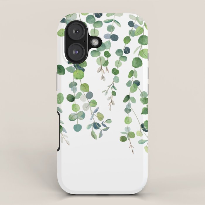 Eucalyptus Watercolor 4 iPhone Case Gallery Image 1
