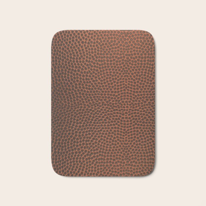 Football / Basketball Leather Texture Skin Bath Mat Gallery Image 1