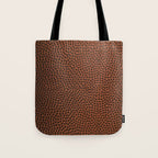 Football / Basketball Leather Texture Skin Tote Bag Gallery Image 1