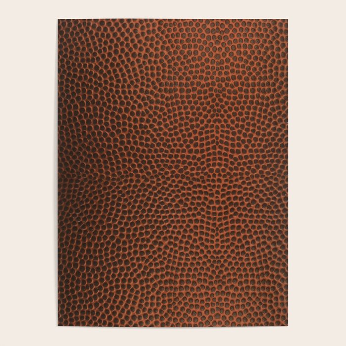 Football / Basketball Leather Texture Skin Poster Gallery Image 4