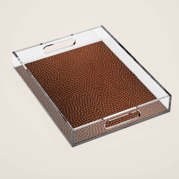 Football / Basketball Leather Texture Skin Acrylic Tray Gallery Image 1