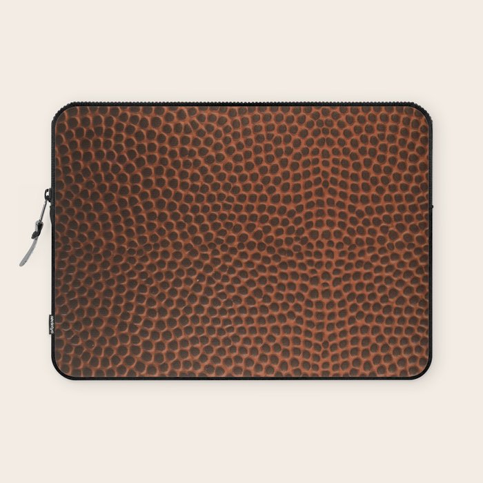 Football / Basketball Leather Texture Skin Laptop Sleeve Gallery Image 1