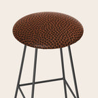 Football / Basketball Leather Texture Skin Stool Gallery Image 2