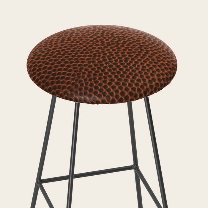 Football / Basketball Leather Texture Skin Stool Gallery Image 2