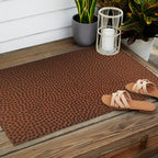Football / Basketball Leather Texture Skin Outdoor Rug Gallery Image 2