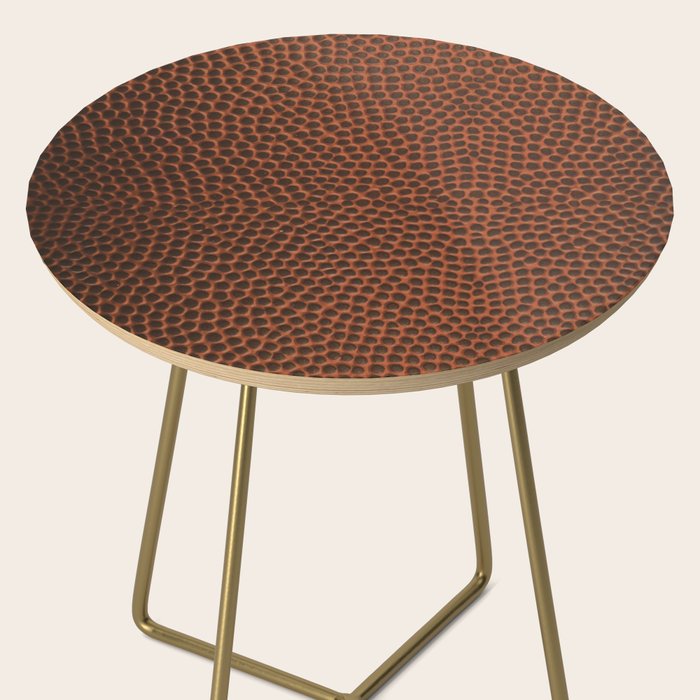Football / Basketball Leather Texture Skin Side Table Gallery Image 2