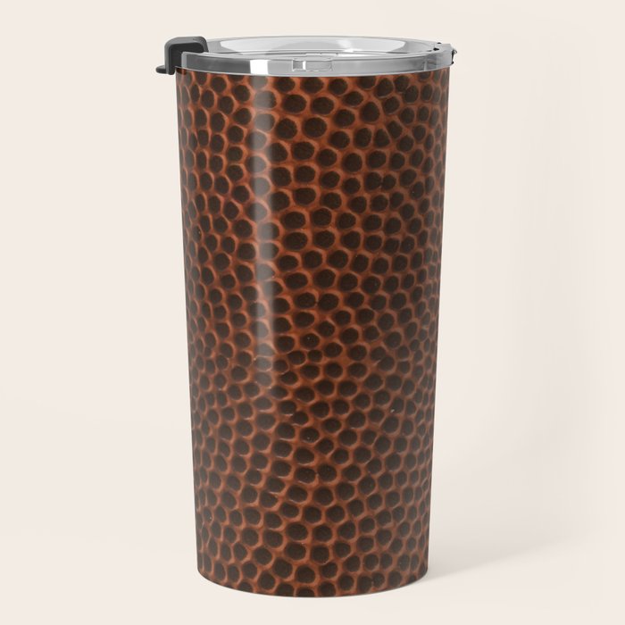 Football / Basketball Leather Texture Skin Travel Mug Gallery Image 3
