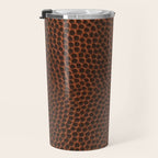 Football / Basketball Leather Texture Skin Travel Mug Gallery Image 3