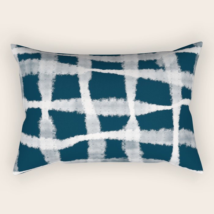 Tie Dye no. 1 in Indigo  Rectangular Pillow Gallery Image 1