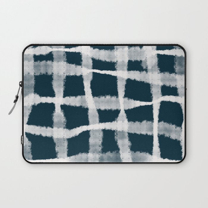 Tie Dye no. 1 in Indigo  Laptop Sleeve Gallery Image 1