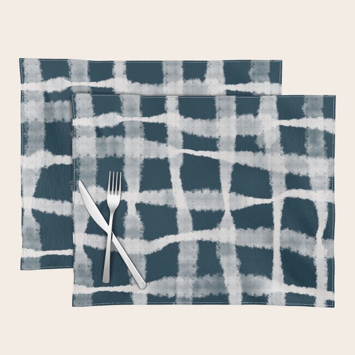 Tie Dye no. 1 in Indigo  Placemat Gallery Image 1
