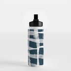 Tie Dye no. 1 in Indigo  Water Bottle Gallery Image 2