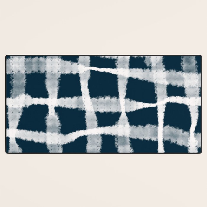 Tie Dye no. 1 in Indigo  Desk Mat Gallery Image 3