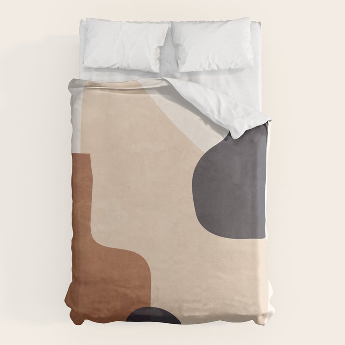 Abstract Minimal Shapes 32 Duvet Cover Gallery Image 1