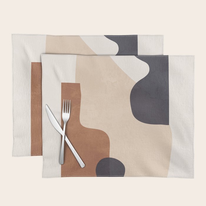 Abstract Minimal Shapes 32 Placemat Gallery Image 1