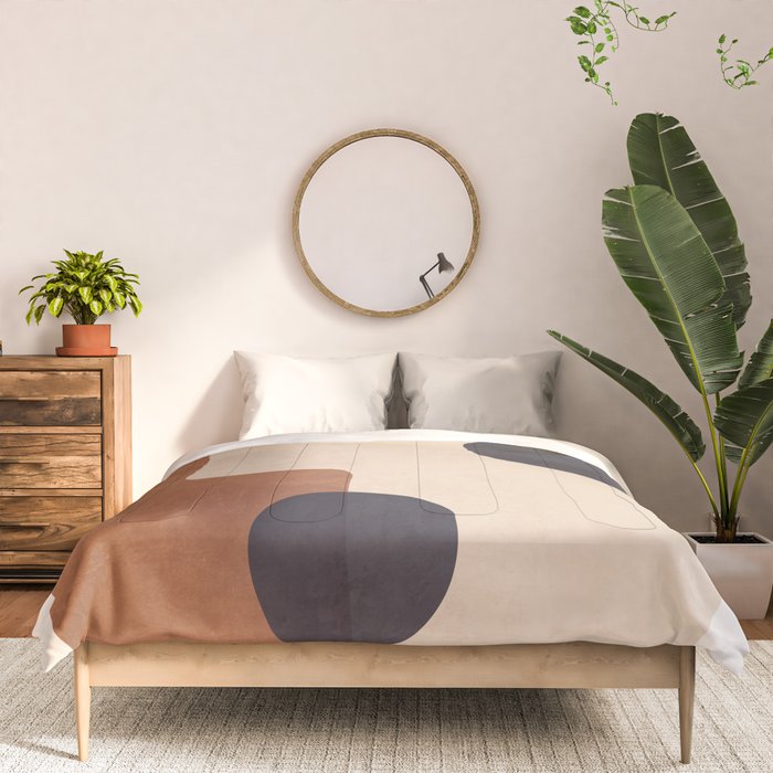 Abstract Minimal Shapes 32 Comforter Gallery Image 3
