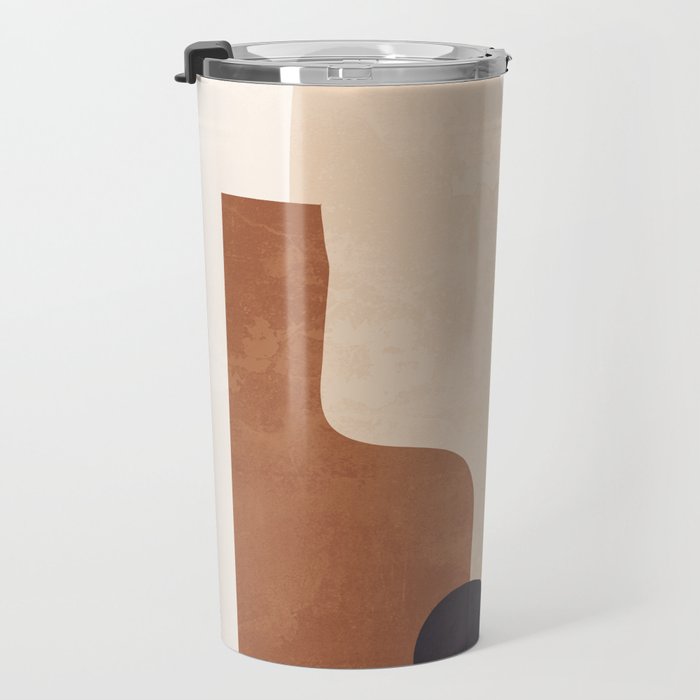 Abstract Minimal Shapes 32 Travel Mug Gallery Image 3