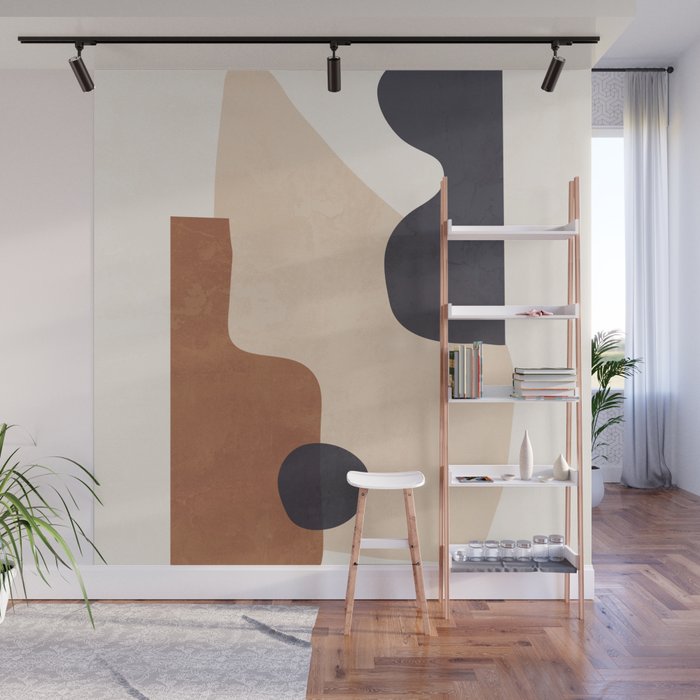 Abstract Minimal Shapes 32 Wall Mural Gallery Image 1