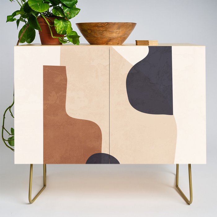 Abstract Minimal Shapes 32 Credenza Gallery Image 1