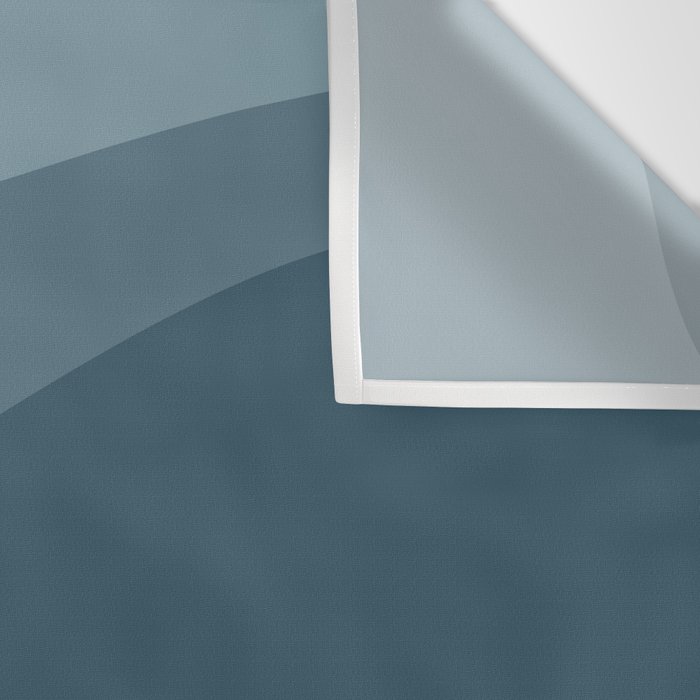 Abstract Color Waves - Blue Tones Wall Tapestry Gallery Image 3