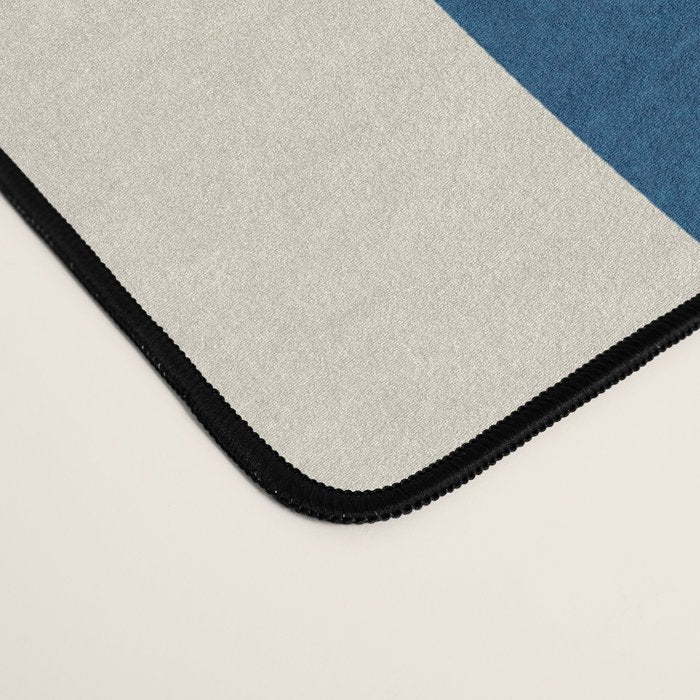 Minimal Abstract Cobalt Desk Mat Gallery Image 4