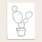 Tiny Cactus Line Art Drawing Notebook Gallery Image 4