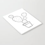Tiny Cactus Line Art Drawing Notebook Gallery Image 2